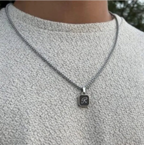 Customized Name Pendant For Men's