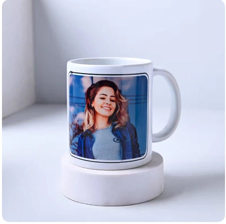 Personalised Photo Cushion with Mug Combo