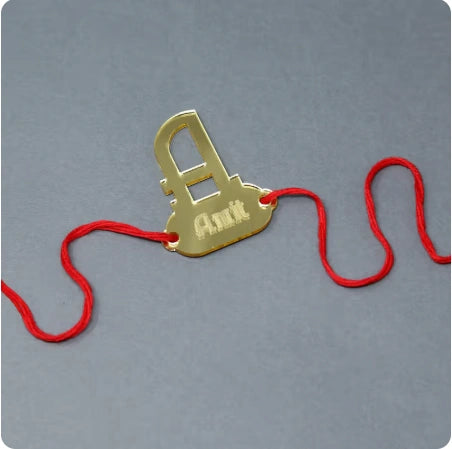 Customise Rakhi With Initial And Name