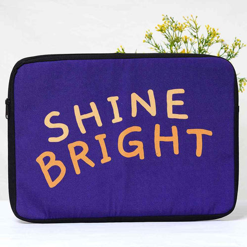 Shine & Bright Printed Laptop Sleeve/Cover 15 inch