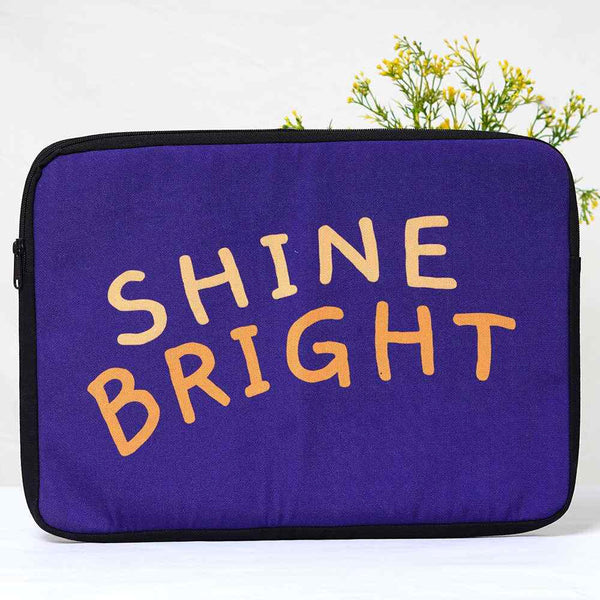 Shine & Bright Printed Laptop Sleeve/Cover 15 inch