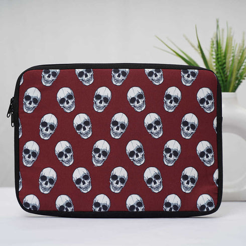 Skulls Printed Laptop Sleeve/Cover 13 inch