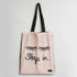 Sleep In Printed Tote Bag