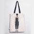 Standing Girl Printed Tote Bag
