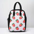 Straw Berry Canvas Lunch Bag