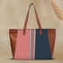 Striped Shopper Shoulder Tote Bag - Uncommongifts.in