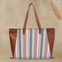 Striped Shoulder Tote Bag - Uncommongifts.in