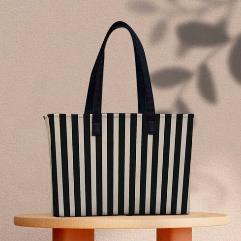 Strip printed Women's Office Bag - Uncommongifts.in