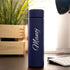 Temperature Bottle With Name - Navy Blue - Uncommongifts.in
