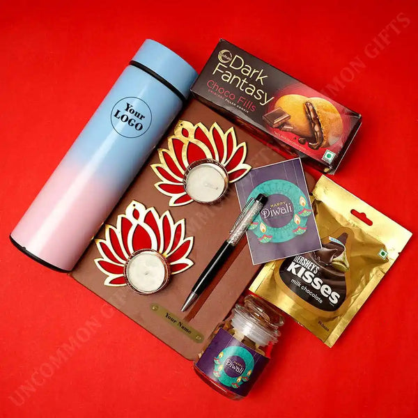Temperature Bottle with Diary Diwali Gift Hamper
