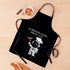 Crazy Corner No Space Between Me & Food Printed Canvas Cotton Kitchen Apron - Uncommongifts.in