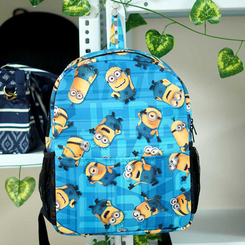Blue Personalised Printed Backpack - Uncommongifts.in