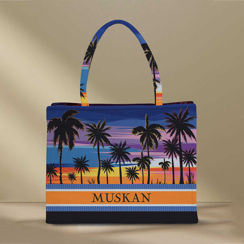 Women Beach Box Tote Bag Stylish and Practical Beach Companion - Uncommongifts.in