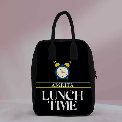 Personalised Printed Canvas Lunch Bag - Uncommongifts.in