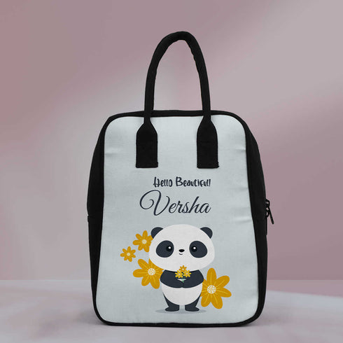 Personalised Travel Canvas Lunch Bag - Uncommongifts.in