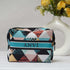 Multicolour Geometric Printed Customised Box Pouch - Uncommongifts.in