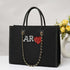 Black Dazzle Personalised Handbag - Uncommongifts.in