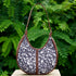 Blue Ethnic Motifs Printed Half Moon Hobo Bag - Uncommongifts.in