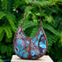 Ethnic Motifs Printed Half Moon Hobo Bag - Uncommongifts.in