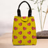 Yellow Printed Lunch Bag With Handle - Uncommongifts.in