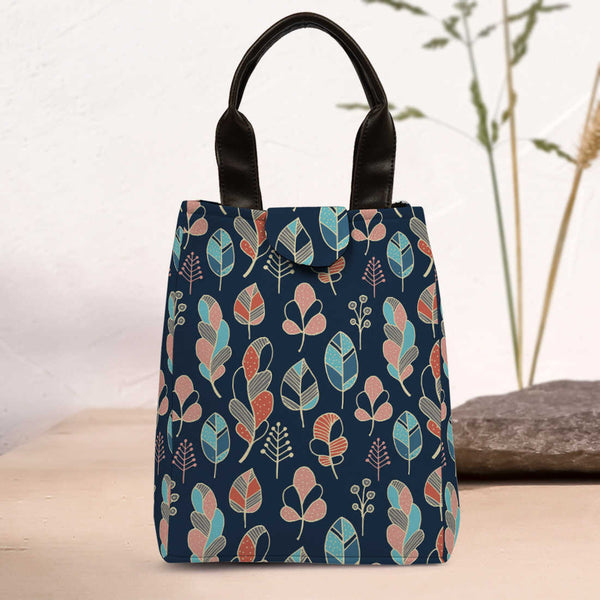 Printed Lunch Bag With Handle - Uncommongifts.in