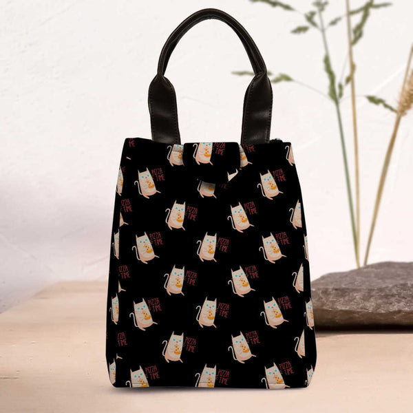 Printed Lunch Bag With Handle - Uncommongifts.in