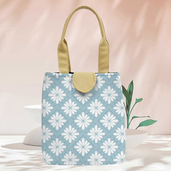 Floral Printed Lunch Bag - Uncommongifts.in
