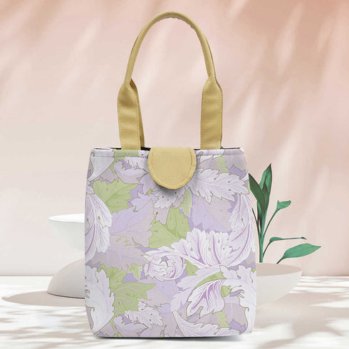 Printed Lunch Bag With Handles - Uncommongifts.in