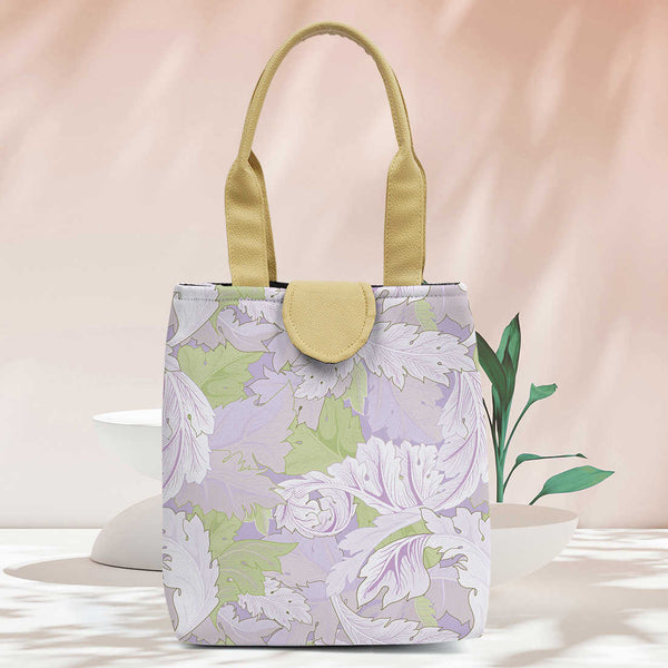 Printed Lunch Bag With Handles - Uncommongifts.in
