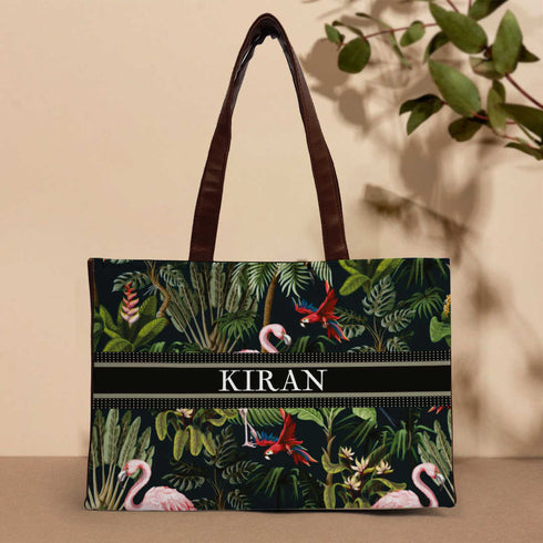 Personalised Animal Printed Handheld Box Bag - Uncommongifts.in