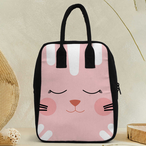 Printed Canvas Lunch Bag - Uncommongifts.in