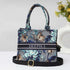 Grey Floral Printed Personalised Sling Bag - Uncommongifts.in