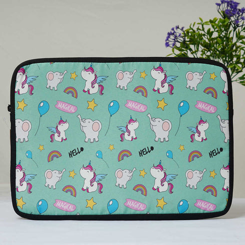 Unicorn Printed Laptop Sleeve/Cover 14 inch