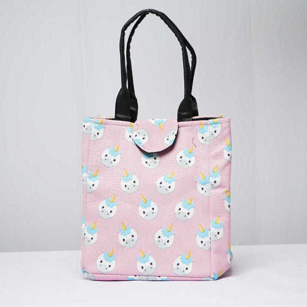 Unicorn Printed Lunch Bag With Handle