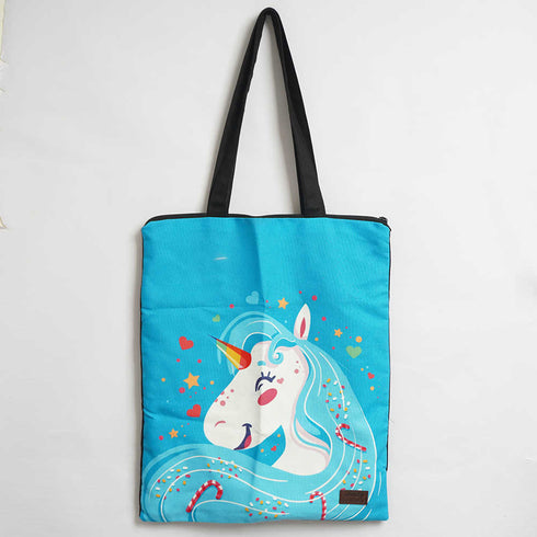Unicorn Printed Tote Bag