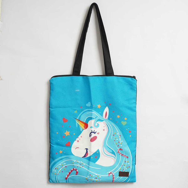 Unicorn Printed Tote Bag