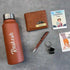 Personalized Men Wallet with Bottle Combo | Fathers Day