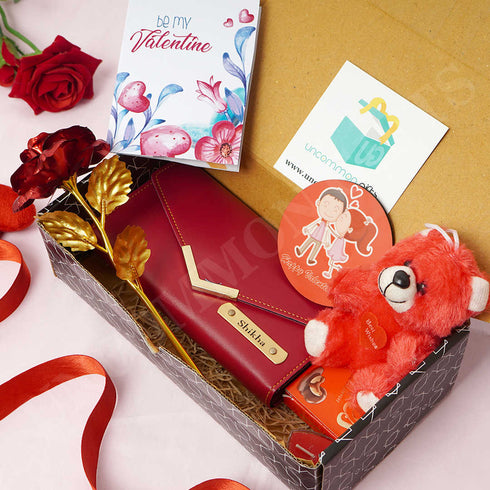 Valentine's Day Couples Gift Combo - Uncommongifts.in
