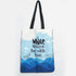 Whale Printed Tote Bag