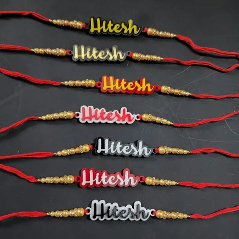 Personalized Acrylic Name Rakhi