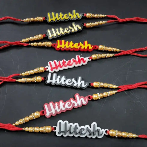 Personalized Acrylic Name Rakhi