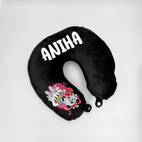 Personalised Kids Printed Neck Pillow Combo