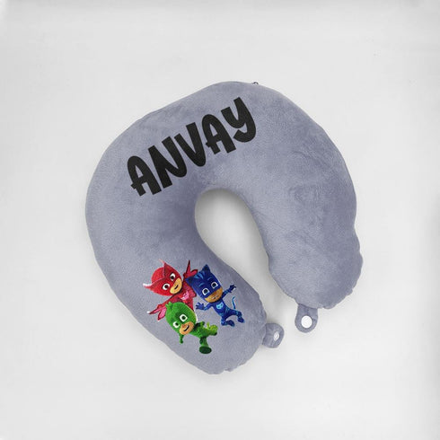 Personalised Mermaid Printed Kids Neck Pillow Combo