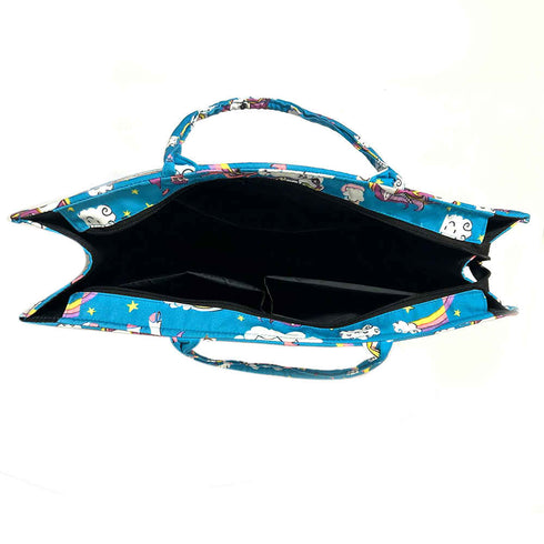 Personalised Unicorns Printed Box Bag