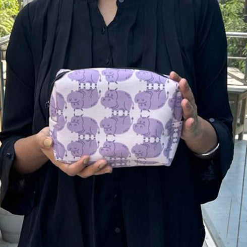 Personalised Animal Printed Box Pouch