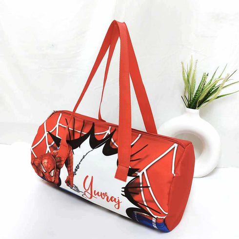Personalised Cartoon Printed Kids Duffle Bag
