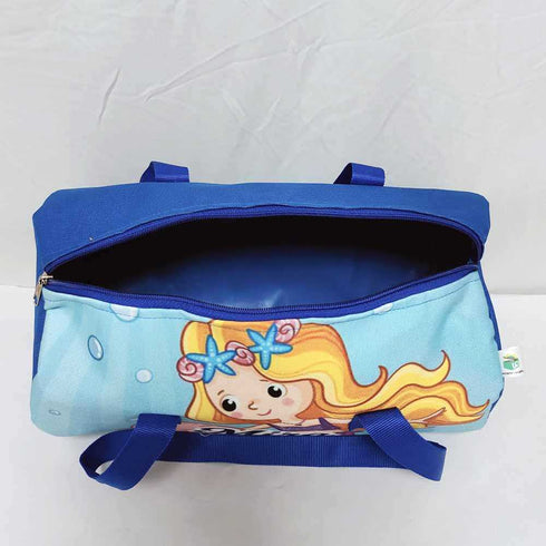 Personalised Little Mermaid Printed Kids Duffle Bag