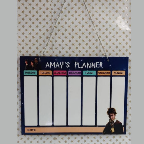 Personalised Weekly Planner For Kids