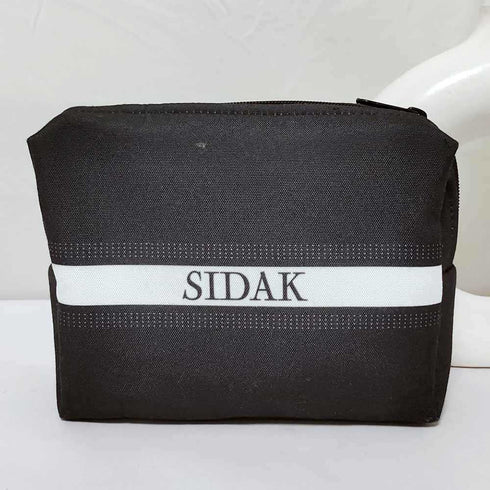 Personalised Blck Printed Box Pouch