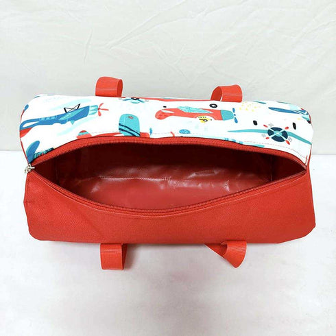 Personalised Airplane Printed Kids Duffle Bag